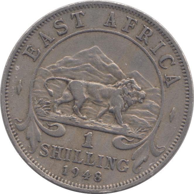 1948 EAST AFRICA ONE SHILLING - WORLD COINS - Cambridgeshire Coins