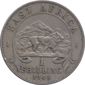 1948 EAST AFRICA ONE SHILLING - WORLD COINS - Cambridgeshire Coins