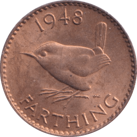 1948 FARTHING ( BU ) - Farthing - Cambridgeshire Coins