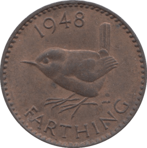 1948 FARTHING UNC - Farthing - Cambridgeshire Coins