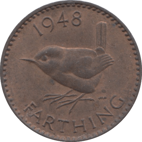 1948 FARTHING UNC - Farthing - Cambridgeshire Coins