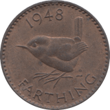 1948 FARTHING UNC - Farthing - Cambridgeshire Coins