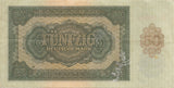 1948 Funfzig deutsche mark banknote AJ 4760497 REF 184 - World Banknotes - Cambridgeshire Coins