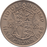 1948 HALFCROWN ( UNC ) 4 - HALFCROWN - Cambridgeshire Coins