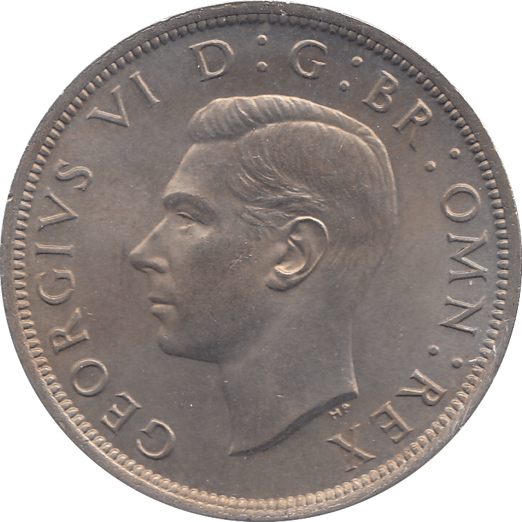 1948 HALFCROWN ( UNC ) B - Halfcrown - Cambridgeshire Coins