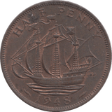 1948 HALFPENNY ( UNC ) 1 - Halfpenny - Cambridgeshire Coins