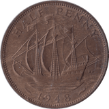 1948 HALFPENNY ( UNC ) - Halfpenny - Cambridgeshire Coins