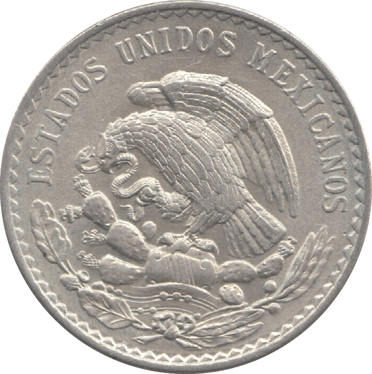 1948 MEXICO ONE PESO - WORLD COINS - Cambridgeshire Coins