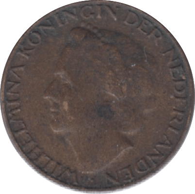 1948 NETHERLANDS ONE CENT - WORLD COINS - Cambridgeshire Coins