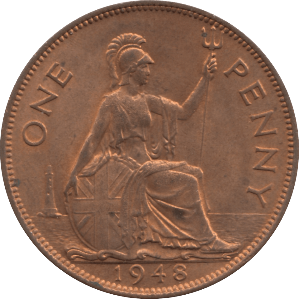 1948 PENNY 1 ( AUNC ) 42 - Penny - Cambridgeshire Coins