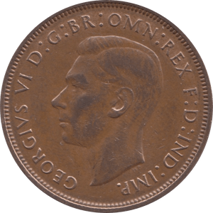 1948 PENNY ( EF ) 1 - Penny - Cambridgeshire Coins
