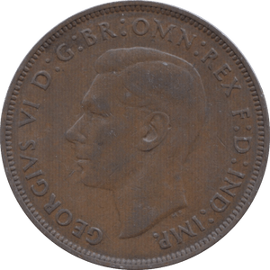 1948 PENNY ( GVF ) 2 - Penny - Cambridgeshire Coins
