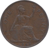 1948 PENNY ( GVF ) 2 - Penny - Cambridgeshire Coins