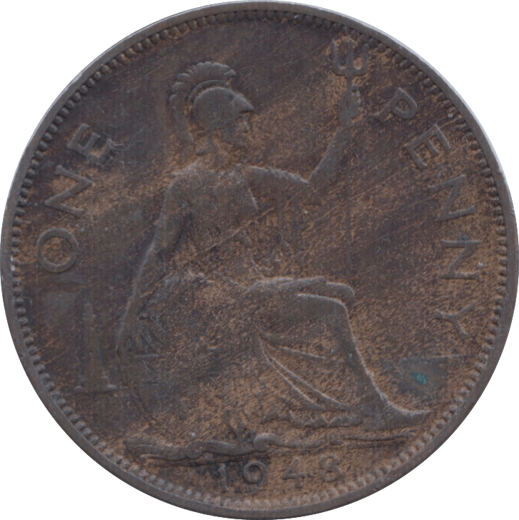 1948 PENNY ( GVF ) 3 - Penny - Cambridgeshire Coins