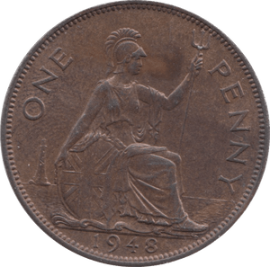 1948 PENNY ( UNC ) 26 - Penny - Cambridgeshire Coins