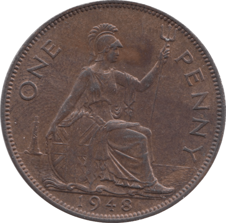 1948 PENNY ( UNC ) 26 - Penny - Cambridgeshire Coins