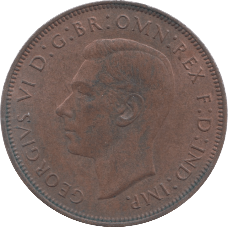 1948 PENNY ( UNC ) 5 - Penny - Cambridgeshire Coins