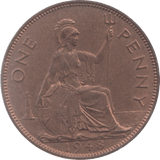1948 PENNY ( UNC ) 5 - Penny - Cambridgeshire Coins