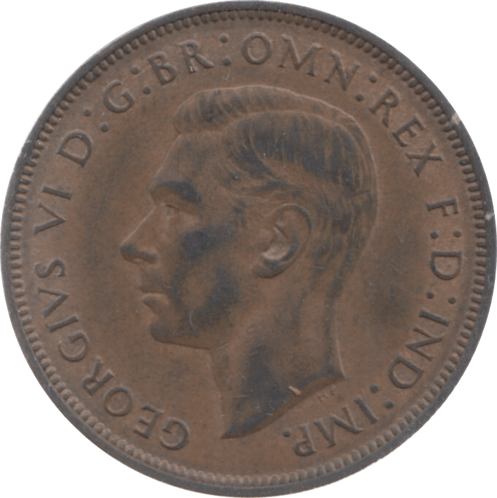 1948 PENNY ( UNC ) 6 - Penny - Cambridgeshire Coins