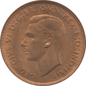 1948 PENNY ( UNC ) 7 - Penny - Cambridgeshire Coins