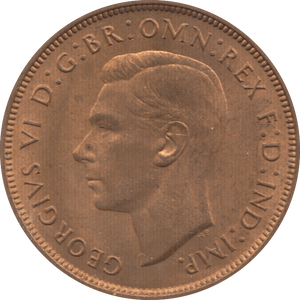 1948 PENNY ( UNC ) 7 - Penny - Cambridgeshire Coins