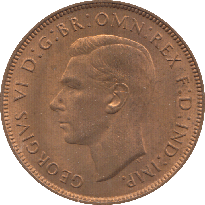 1948 PENNY ( UNC ) 7 - Penny - Cambridgeshire Coins