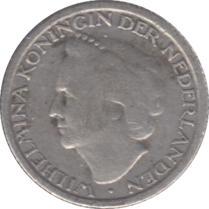 1948 SILVER 1/10 GULDEN NETHERLANDS - SILVER WORLD COINS - Cambridgeshire Coins