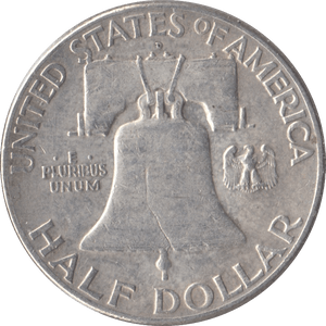 1948 SILVER HALF DOLLAR USA DENVER MINT - SILVER WORLD COINS - Cambridgeshire Coins