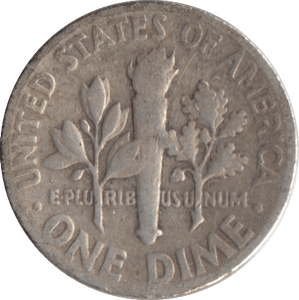 1948 SILVER ONE DIME USA - SILVER WORLD COINS - Cambridgeshire Coins