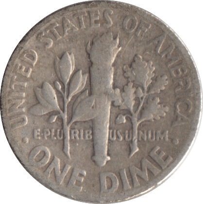 1948 SILVER ONE DIME USA - SILVER WORLD COINS - Cambridgeshire Coins