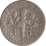 1948 SILVER ONE DIME USA - SILVER WORLD COINS - Cambridgeshire Coins
