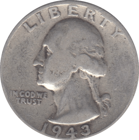 1948 SILVER QUARTER USA - SILVER WORLD COINS - Cambridgeshire Coins