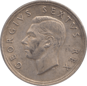 1948 SOUTH AFRICA SILVER 5 SHILLING - SILVER WORLD COINS - Cambridgeshire Coins