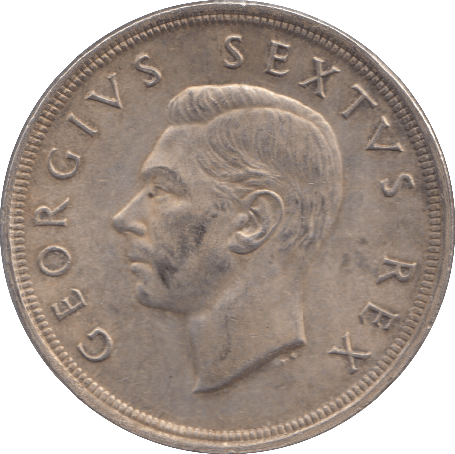 1948 SOUTH AFRICA SILVER 5 SHILLING - SILVER WORLD COINS - Cambridgeshire Coins