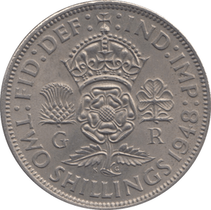 1948 TWO SHILLINGS ( AUNC ) - FLORIN - Cambridgeshire Coins