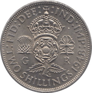 1948 TWO SHILLINGS ( UNC ) - Two SHILLINGS - Cambridgeshire Coins
