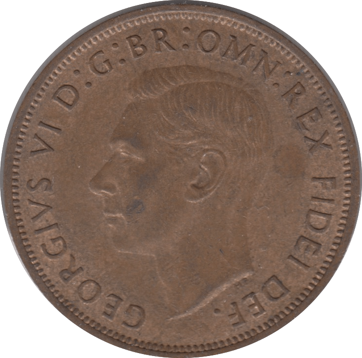 1949 1 PENNY ( AUNC ) 6 - Penny - Cambridgeshire Coins