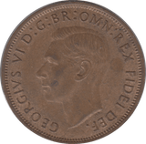 1949 1 PENNY ( AUNC ) 6 - Penny - Cambridgeshire Coins