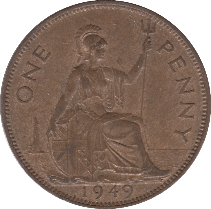 1949 1 PENNY ( AUNC ) 6 - Penny - Cambridgeshire Coins