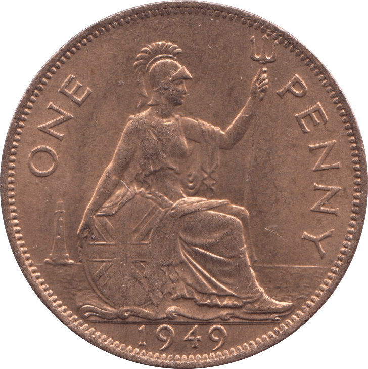 1949 1 PENNY ( BU ) - Penny - Cambridgeshire Coins