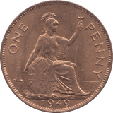 1949 1 PENNY ( BU ) - Penny - Cambridgeshire Coins