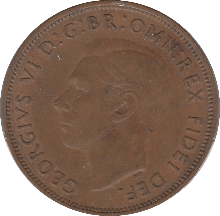 1949 1 PENNY ( EF ) 6 - Penny - Cambridgeshire Coins