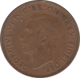 1949 1 PENNY ( EF ) 6 - Penny - Cambridgeshire Coins