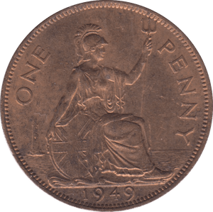 1949 1 PENNY ( UNC ) 7 - Penny - Cambridgeshire Coins