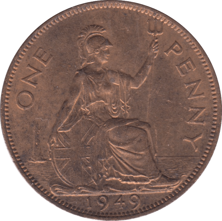 1949 1 PENNY ( UNC ) 7 - Penny - Cambridgeshire Coins