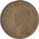 1949 BRASS THREEPENCE ( VF ) 2 - Threepence - Cambridgeshire Coins