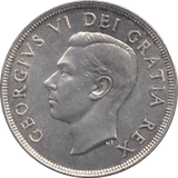 1949 CANADA SILVER ONE DOLLAR 8 - WORLD SILVER COINS - Cambridgeshire Coins