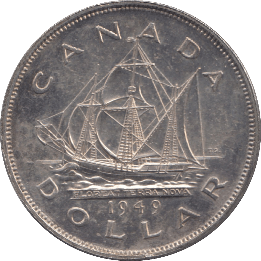 1949 CANADA SILVER ONE DOLLAR 9 - WORLD SILVER COINS - Cambridgeshire Coins