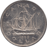 1949 CANADA SILVER ONE DOLLAR 9 - WORLD SILVER COINS - Cambridgeshire Coins