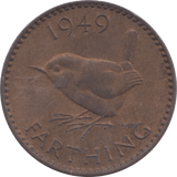 1949 FARTHING ( UNC ) - Farthing - Cambridgeshire Coins